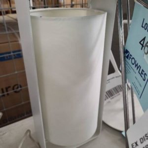 EX DISPLAY HOME FURNITURE WHITE TABLE LAMP BASE SOLD AS IS