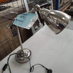 EX HIRE CHROME LAMP SOLD AS IS