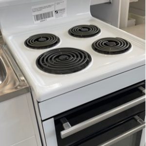 EX DISPLAY EUROMAID FRR54W 540MM WHITE ALL ELECTRIC FREESTANDING OVEN WITH 3 MONTH WARRANTY
