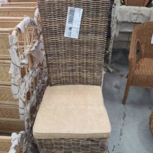 CANE DINING CHAIR SOLD AS IS