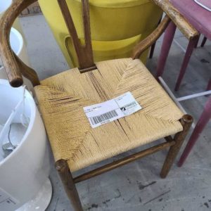 EX HIRE - TIMBER CHAIR SOLD AS IS
