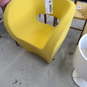 EX HIRE - YELLOW CHAIR SOLD AS IS