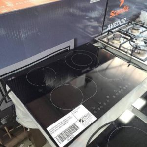 EX DISPLAY EURO ECT70C6 700MM 6 ZONE CERAMIC COOKTOP TOUCH CONTROL BLACK GLASS WITH 3 MONTH WARRANTY