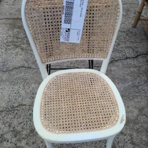 EX HIRE - RATTAN CHAIR SOLD AS IS