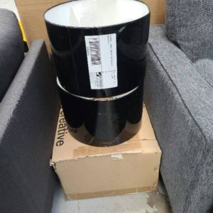 EX HIRE - SMALL BOX OF LAMP SHADES SOLD AS IS