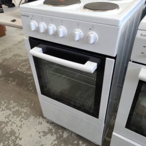 EX DISPLAY EUROMAID EW50 500MM WHITE ALL ELECTRIC FREESTANDING OVEN WITH 3 MONTH WARRANTY