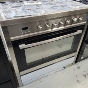 EX DISPLAY EUROMAID EGE9TS 900MM DUEL FUEL WITH 5 BURNER GAS COOKTOP WITH 3 MONTH WARRANTY
