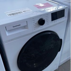 EX DISPLAY EUROMAID 8.5KG FRONT LOAD WASHING MACHINE WITH 3 MONTH WARRANTY MODEL EFLP850W