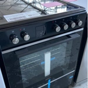 EX DISPLAY BELLING BFS60SCCER 600MM BLACK FREESTANDING OVEN WITH CERAMIC COOKTOP WITH SINGLE OVEN RRP$1899 WITH 3 MONTH WARRANTY