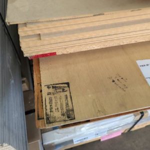 PACK OF ASSORTED PLY AND MDF SHEETS