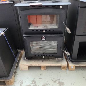 SCANDIA HEAT & COOK WOOD FIRED OVEN & HEATER SCX501 LARGE BAKING OVEN & COOK TOP AREA REMOVEABLE HOT PLATES (OPEN FLAME BURNER) RRP$2000 SOLD AS IS SCRATCH & DENT STOCK SCX501-21-0509