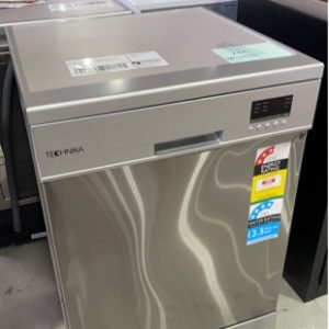 EX DISPLAY TECHNIKA TSDW14GG 600MM DISHWASHER WITH 3 MONTH WARRANTY **DENTED RIGH HAND SIDE FRONT SOLD AS IS**