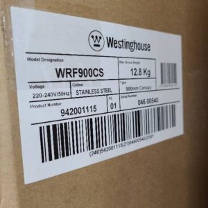 WESTINGHOUSE WRF900CS 900MM CHIMNEY RANGE HOOD WITH 12 MONTH WARRANTY