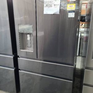 ELECTROLUX EHE6899BA FRENCH DOOR FRIDGE DARK STAINLESS STEEL FEATURING FULLY CONVERTIBLE ENTERTAINER DRAWERS THAT CAN BE ADJUSTED FROM -23 TO 7 DEGREES WITH ICE & WATER LINK TO ELECTROLUX APP FOR MONITORING AND UPDATES RRP$3599 12 MONTH WARRANTY