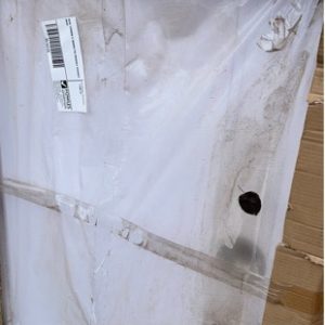 NEW 1200MM X 900MM X 70MM POLYMARBLE SHOWER BASE WITH REAR OUTLET