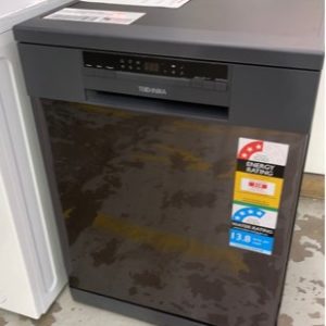 EX DISPLAY TECHNIKA TGDW6BK 600MM BLACK DISHWASHER WITH 7 WASH PROGRAMS WITH 3 MONTH WARRANTY **DENTED SIDES & SMALL DENT ON FRONT**