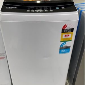 EX DISPLAY EUROMAID ETL700FCW 7KG TOP LOAD WASHING MACHINE WITH 3 MONTH WARRANTY