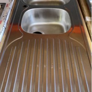 FRANKE PFX 621 LHD KITCHEN SINK WITH 1 & 3/4 BOWL WITH LEFT HAND DRAINER WITH FRANKE WASTES