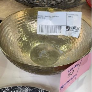 EX HIRE - GOLD BOWL SOLD AS IS SOLD AS IS