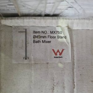 CHROME FLOOR STANDING BATH MIXER MX750
