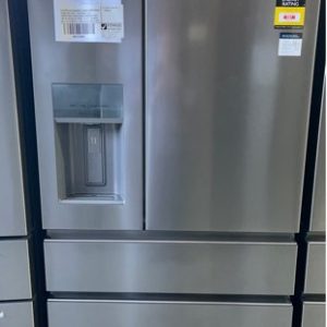 ELECTROLUX EHE6899SA FRENCH DOOR FRIDGE STAINLESS STEEL FEATURING FULLY CONVERTIBLE ENTERTAINER DRAWERS THAT CAN BE ADJUSTED FROM -23 TO 7 DEGREES WITH ICE & WATER LINK TO ELECTROLUX APP FOR MONITORING AND UPDATES RRP$3399 12 MONTH WARRANTY