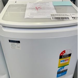 SIMPSON SWT6055TMWA 6KG TOP LOAD WASHING MACHINE WITH EZI SET CONTROLS AND SOFT CLOSE GLASS LID WITH 12 MONTHS WARRANTY