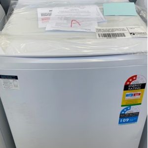 SIMPSON 8KG TOP LOAD WASHING MACHINE SWT8043 CHILD LOCK SOFT CLOSE LID WITH 11 WASH PROGRAMS 850RPM3 STAR ENERGY WITH 12 MONTH WARRANTY