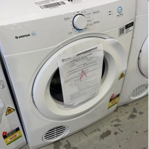 SIMPSON SDV656HQWA 6.5KG VENTED DRYER WITH 5 PROGRAMS WITH SENSE DRY TECHNOLOGY REVERSE TUMBLE WITH 12 MONTH WARRANTY