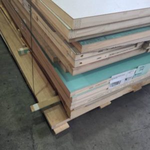 PALLET OF 14 ASST'D DOORS IN VARIOUS STYLES AND SIZES