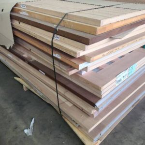 PALLET OF 23 ASST'D EXTRA LARGE DOORS IN VARIOUS STYLES AND SIZES