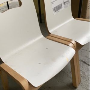 SECOND HAND - PAIR OF CHILDRENS CHAIRS SOLD AS IS