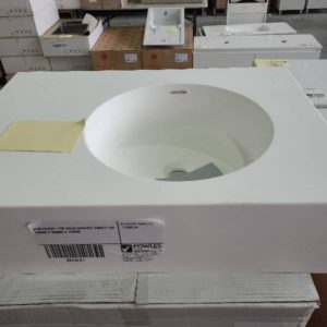 NEW PB2032-700 SOLID SURFACE VANITY TOP 700MM X 500MM X 160MM