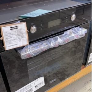 FRANKE FRE60M9B DESIGNER 600MM ELECTRIC OVEN 9 COOKING FUNCTIONS 70 LITRE CAPACITY LED DISPLAY DOUBLE GLAZED DOOR RRP$999 WITH 6 MONTH WARRANTY