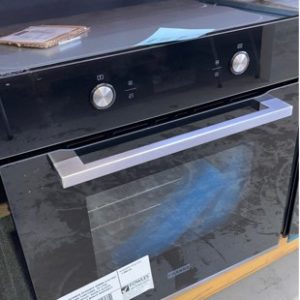 FRANKE FRE60M9B DESIGNER 600MM ELECTRIC OVEN 9 COOKING FUNCTIONS 70 LITRE CAPACITY LED DISPLAY DOUBLE GLAZED DOOR RRP$999 WITH 6 MONTH WARRANTY