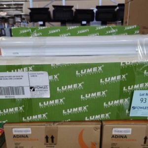 LUMEX LINEARQ DIFFUSED LED QUICK FIX BATTEN 0.6M DOUBLE 20W LL4LQ62C6W