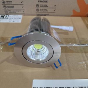 BOX OF 10PCS LILIANO 13W LED COMPLETE DIMMABLE DOWNLIGHT KIT