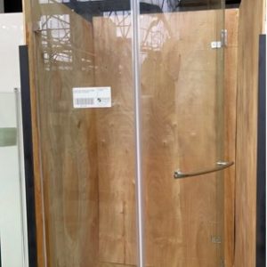 FSR1000 ROUND SHOWER SCREEN 1000MM DIRECTLY ONTO TILES RRP$700