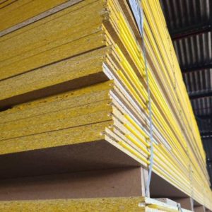 3600X800X19MM B GRADE YELLOW TONGUE PARTICLEBOARD FLOORING WITH MISS CUT ENDS