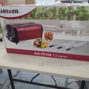 HELLER 1100W 1.2L AIRFRYER WITH ROTISSERIE LOW FAT HEALTHY COOKER HAF1200