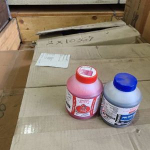 PALLET OF ASST'D PLUMBING ITEMS- JOINTING EPOXY COMPOUND GLUE CEMENT SOLVENT ETC