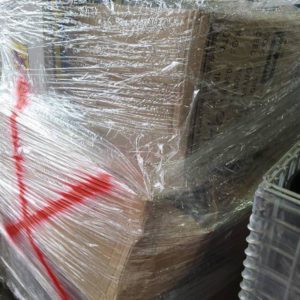 PALLET OF ASST'D PLUMBING ITEMS- POLY ADAPTERS ELBOWS JOINERS TEES ETC