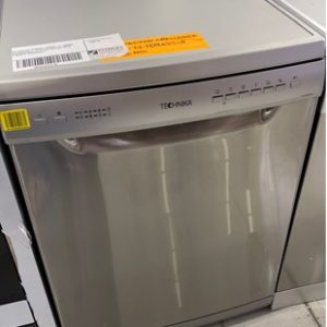 EX DISPLAY TECNIKA TDX6SS-5 600MM DISHWASHER 14 PLACE SETTING WITH 3 MONTH WARRANTY