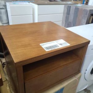 NEW TIMBER ANISTON II LAMP TABLE ONE DRAWER