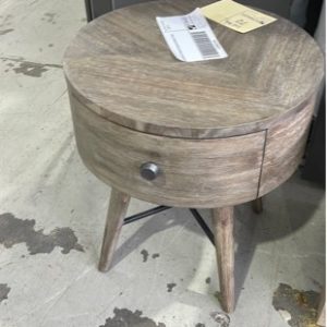 EX DISPLAY RIALTO CURVED BEDSIDE TABLE