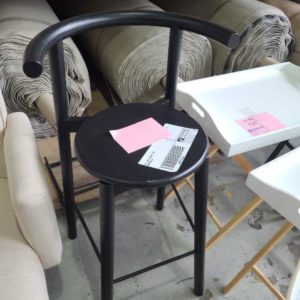 EX-HIRE BLACK STOOL SOLD AS IS