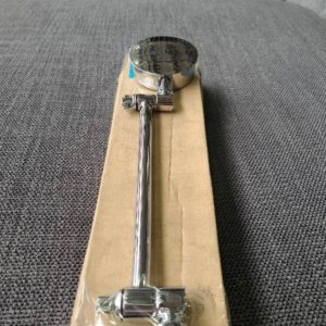 CHROME SHOWER HEAD WITH SHOWER ARM