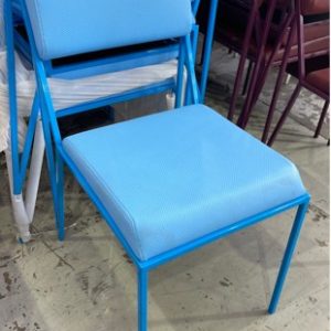 EX HIRE BLUE EVENT CHAIR SOLD AS IS