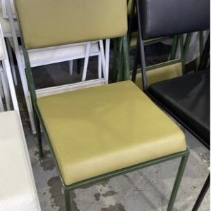 EX HIRE GREEN EVENT CHAIR SOLD AS IS