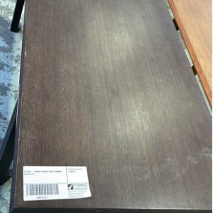 EX HIRE - TIMBER DINING TABLE 2000MM SOLD AS IS