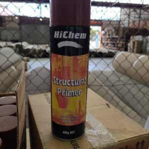 BOX OF 12 CANS OF STRUCTURAL PRIMER- RED